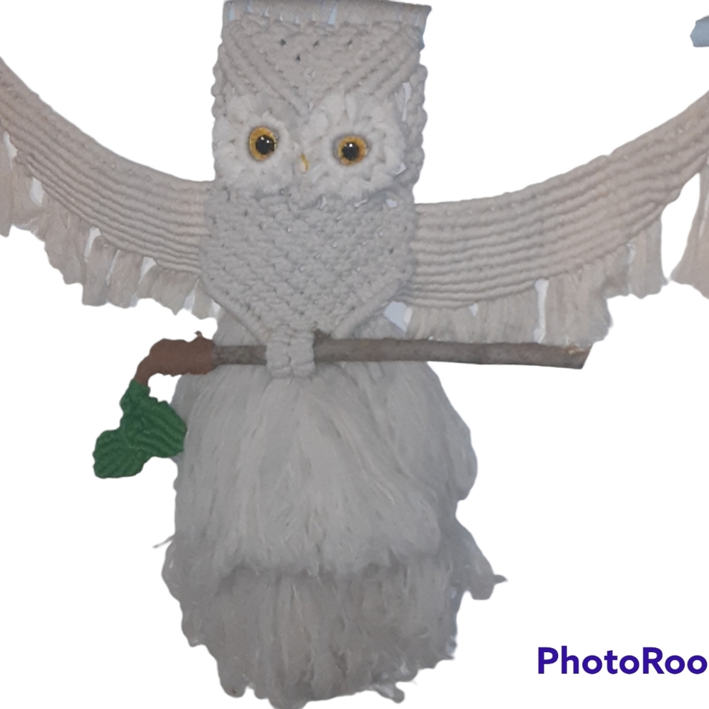 Macrame large owl
